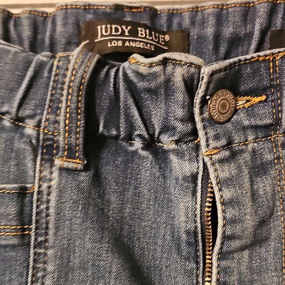 Judy Blue Women's Straight Leg Jeans - Dark Blue - Picture 4 of 8